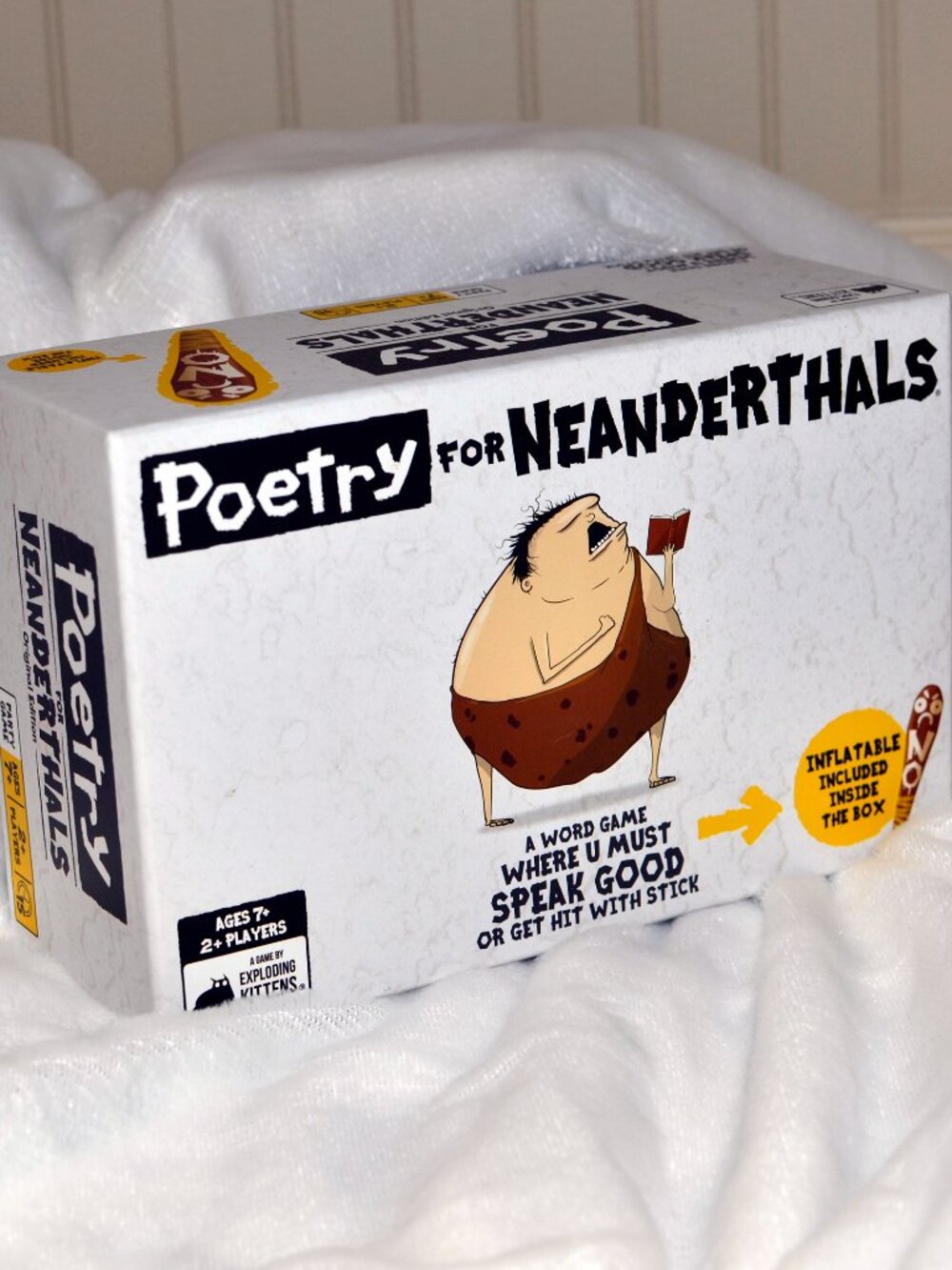 Poetry for Neanderthals Board Game by Exploding Kittens - NWOT